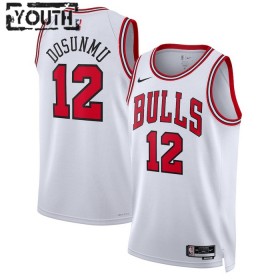 Dres Chicago Bulls Ayo Dosunmu 12 Nike 2022-23 Association Edition Bijela Swingman - Dječji